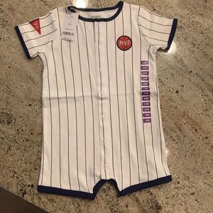 Adorable baseball romper